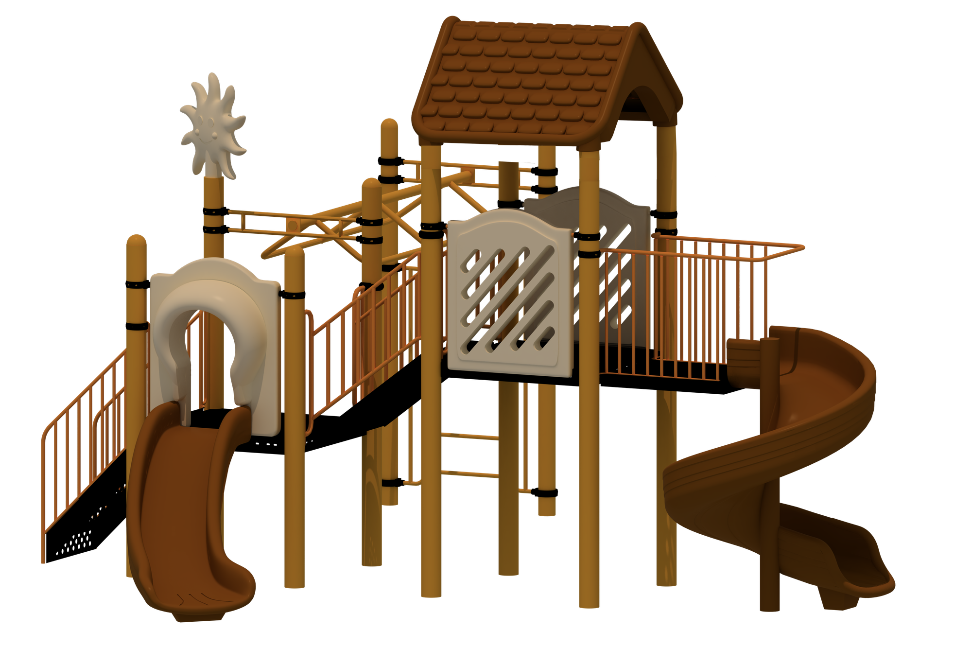 Klasik Seri Oyun Grubu B-PRK-01 PRK-10 | Metal Oyun Grupları | Erse Kent Mobilyaları